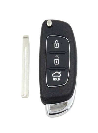 اشتري Basic Replacet Cover For Hyundai Remote Key 3 Button Uncut Keyless Entry Car Key Fob Shell Case Key Chain في السعودية