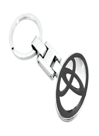 اشتري Toyota Black And White Car Logo Key Chain في الامارات