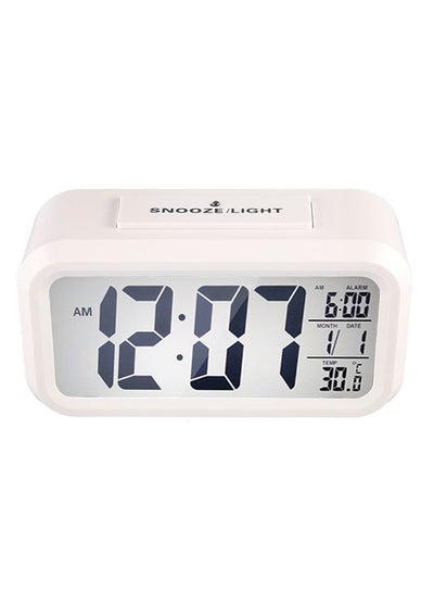 Buy Digital LED Electronic Alarm Clock White in Egypt