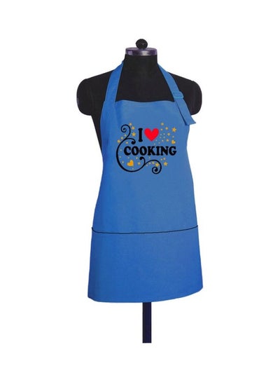 Buy Printed Apron Blue 60x81cm in Egypt