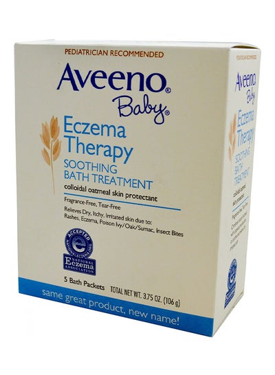 Buy 5-Packs Eczema Therapy Soothing Baby Bath Treatment in Saudi Arabia