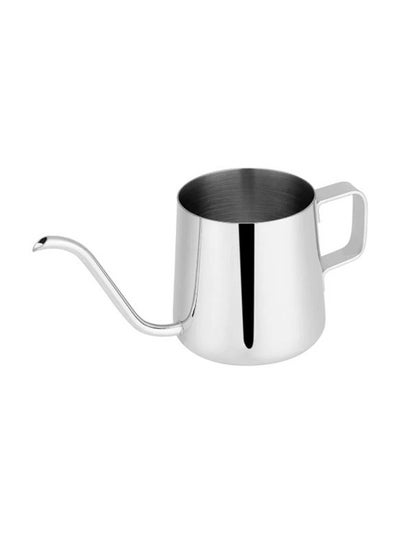 Buy Long Gooseneck Drip Pot Silver in UAE