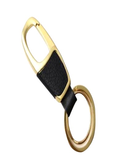 اشتري Key Chain With Metal Hook Gold/Black في الامارات