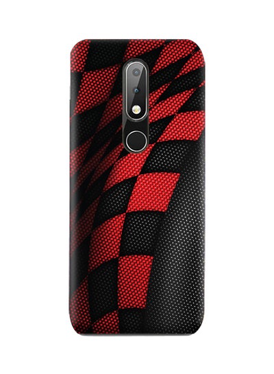 Buy Protective Case Cover For Nokia 6.1 Plus Red/Black in UAE