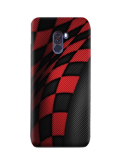 اشتري Amc Design Xiaomi Pocophone F1 Tpu Silicone Case With Sports Red & Black Pattern في الامارات