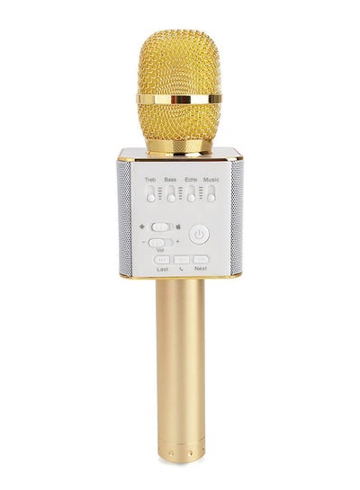اشتري ميكروفون مكبر صوت لاسلكي محمول بتقنية البلوتوث XD55202 ذهبي في الامارات