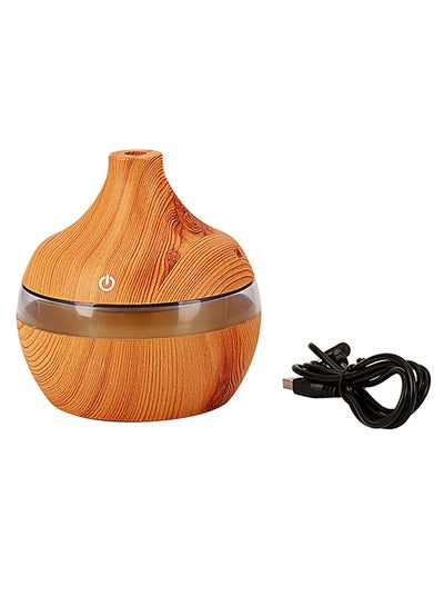 Buy Wood-grain Ultra Quiet Cool Mist Humidifier 300ml Essential Yellow Wood-Grain in Egypt