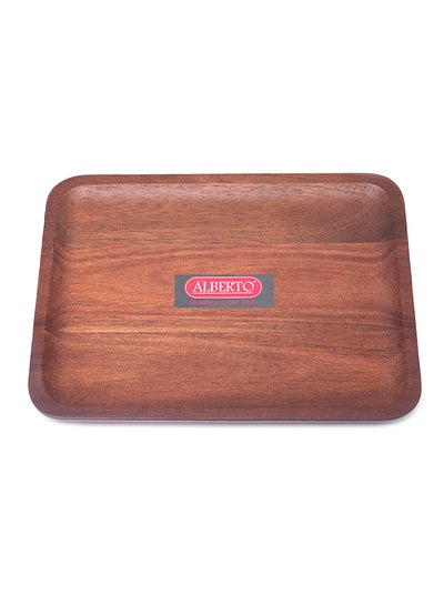 Buy Alberto Acacia Serving Plate 30x22cm in Saudi Arabia