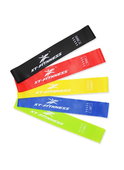 Buy 5-Piece Elastic Resistance Bands in UAE