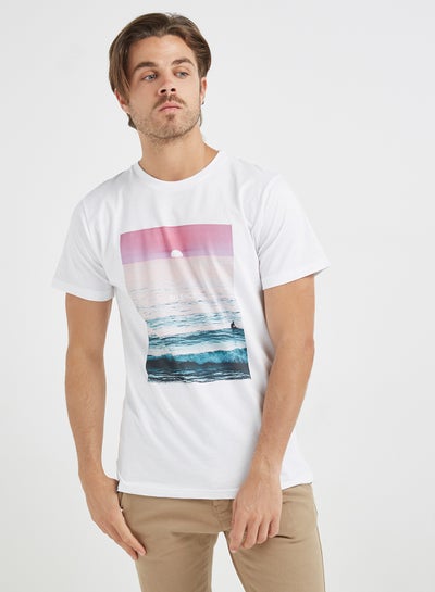 Buy Ocean Silence T-shirt White in UAE