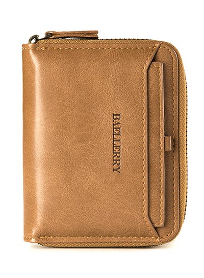 اشتري Zipper Wallet Brown في السعودية