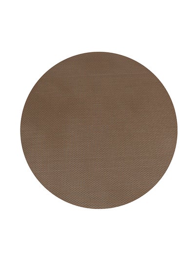 اشتري Non Woven Round Placemat بني 30x30 سنتيمتر في الامارات