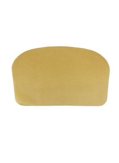 Buy Non Woven Wedge Shaped Placemat Yellow 45x28cm in UAE
