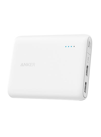 Buy 10400.0 mAh PowerCore Power Bank White in Saudi Arabia