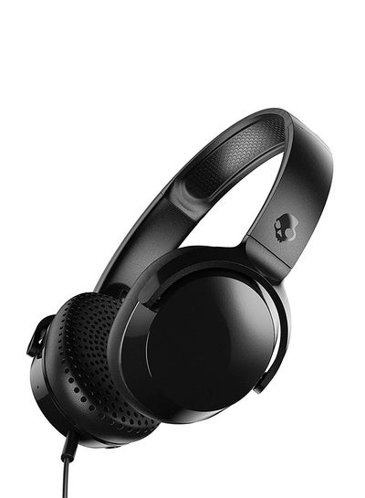 Buy Riff On-Ear Wired Headphones With Microphone Black in UAE