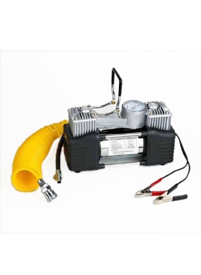 Buy Portable Car Air Compressor 2 Cylinder in Saudi Arabia