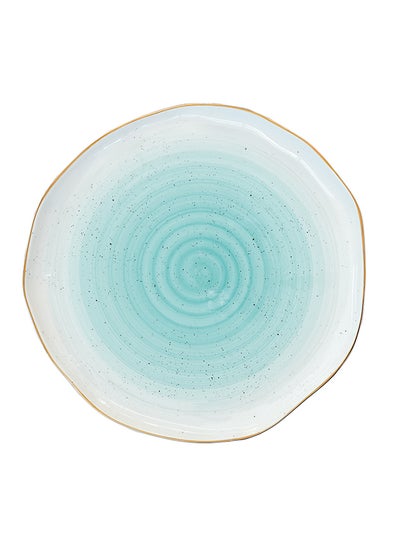 Buy Dish Plate Light Green 26centimeter in Saudi Arabia