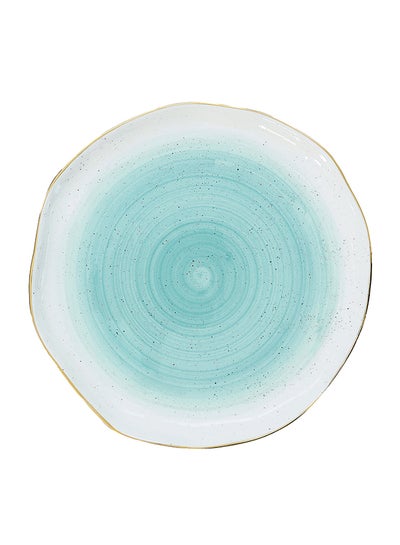 Buy Dish Plate Light Green 19centimeter in UAE