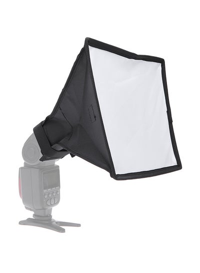 Buy Photography Flash Diffuser White/Black in Saudi Arabia