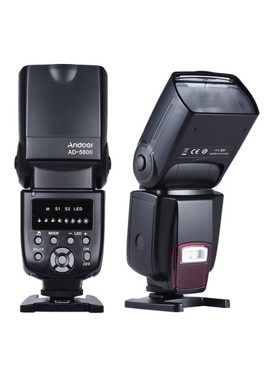 Buy Universal Flash Speedlite On-Camera With Adjustable LED Fill Light Black in Saudi Arabia