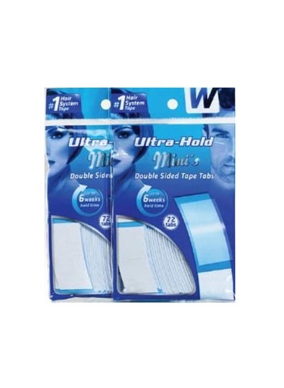 Buy 2 Pack Ultra Hold Mini Double Sided TapeTab White in UAE