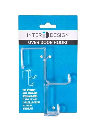 Buy Over Door Double Hook Clear in UAE