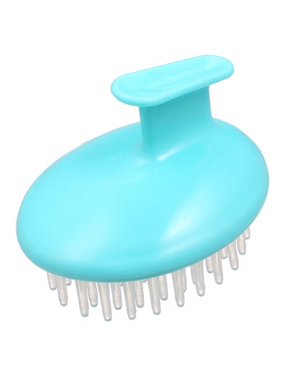 Buy Silicone Head Body Shampoo Scalp Massage Brush Blue 0.045kg in Egypt