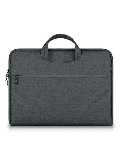 Buy Zipper Pouch Case Cover For Macbook Air Pro 13-Inch Deep Grey in Saudi Arabia