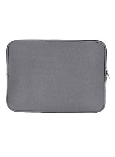 Buy Zipper Soft Sleeve Bag Case For Macbook Air Grey in Saudi Arabia