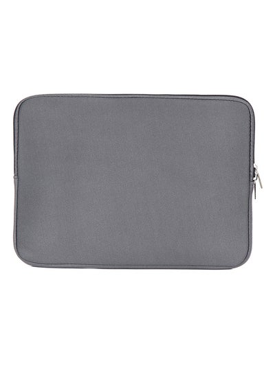 Buy Zipper Soft Sleeve Bag Case For Ultrabook Laptop Notebook Grey in Saudi Arabia