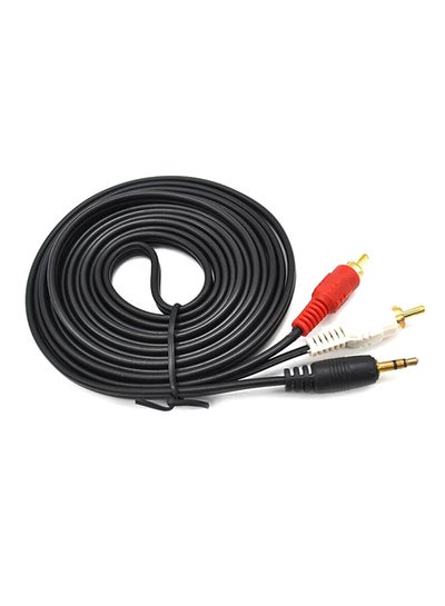 Buy RCA Female To Dual Male Cable Black in Egypt