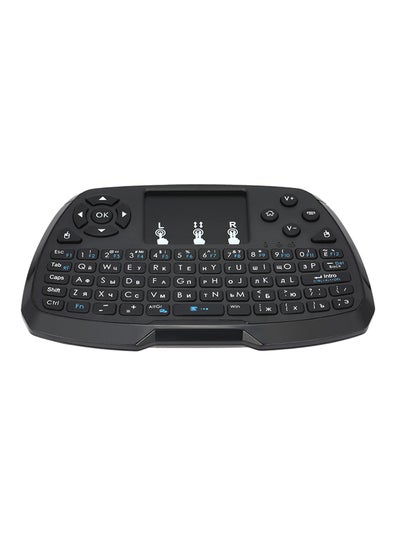 Buy Russian Version Wireless Keyboard Remote Control For Smart TV Black in Saudi Arabia