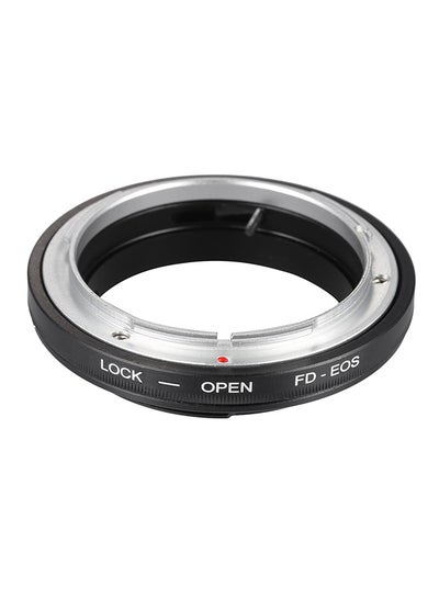 Buy FD-EOS Adapter Ring Lens Mount Black in UAE