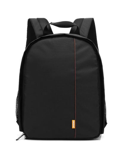 Buy Small DSLR Camera Backpack Black/Orange in Saudi Arabia