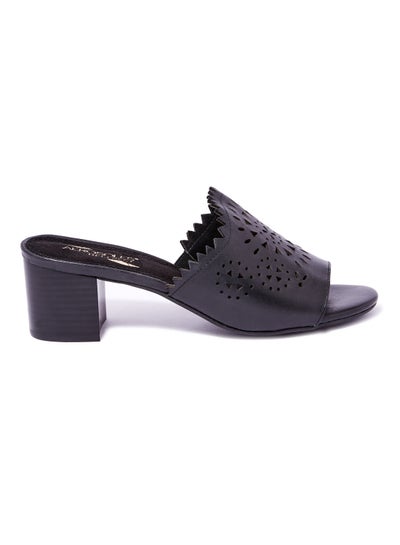 Buy Midsummer Block Heel Sandals Black in Saudi Arabia