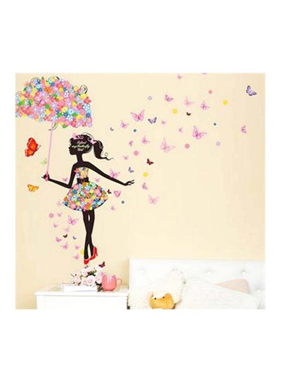 Buy Decorative Wall Art Sticker Multicolour in Saudi Arabia