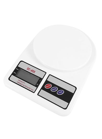 اشتري Digital Electronic Scale White/Black/Red 24x16.5x3.5centimeter في السعودية