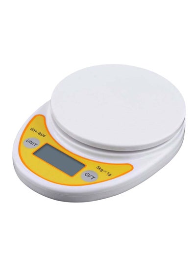 اشتري Digital Electronic Food Balance Scale أبيض 16x11.5x3.5 سنتيمتر في الامارات