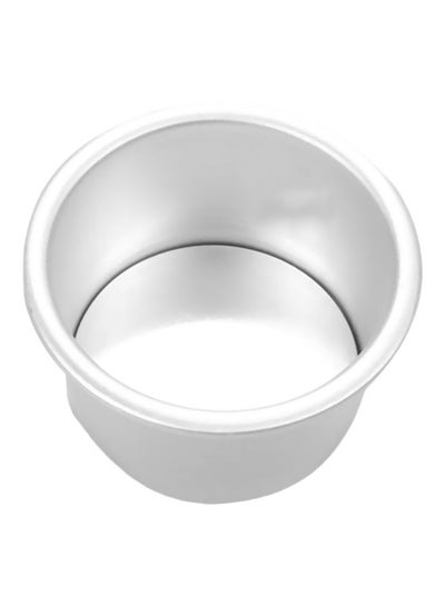 Buy Round Shape Cake Baking Pan Silver 16.8x16.8x7.5centimeter in UAE