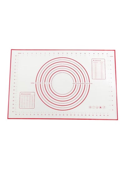 Buy Super Thick Baking Sheet Red/White 40x60x0.5centimeter in UAE