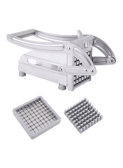 Buy Multipurpose Potato Slicer Silver 260x120x95mm in Saudi Arabia