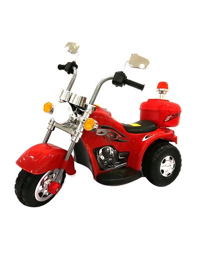 Buy Three Wheel Electric Ride Bike With Comfortable Seat And Additional Storage Box For Kids 110x40cm in Saudi Arabia