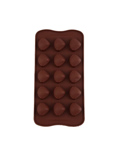 Buy Shell Pattern Silicone Cake Mould Chocolate 21x11x2centimeter in Saudi Arabia