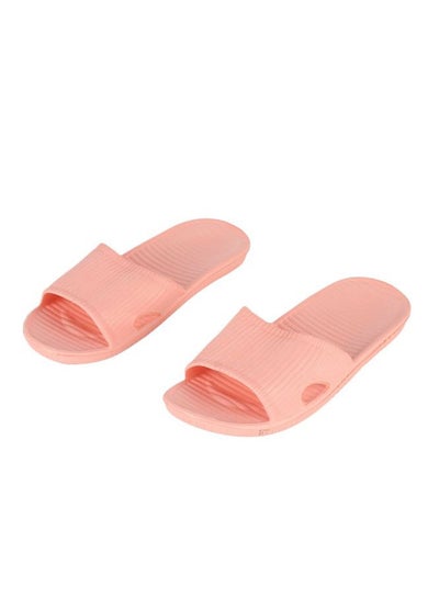 Buy Skid proof Flat Slipper Pink in UAE