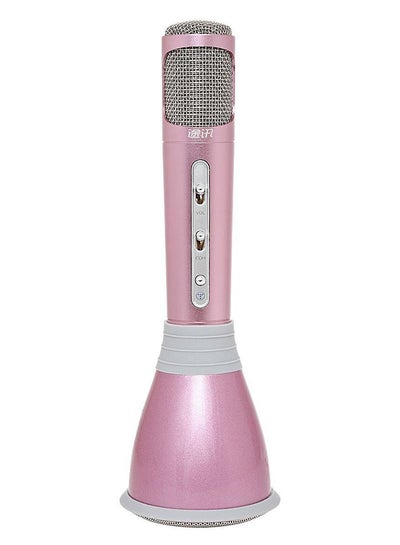 Buy Mini Karaoke Player With Bluetooth Wireless Speaker 3312700182 Pink in UAE
