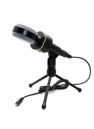 Buy Professional Wired Condenser Microphone With Holder Stand 3538900182 Black in Saudi Arabia