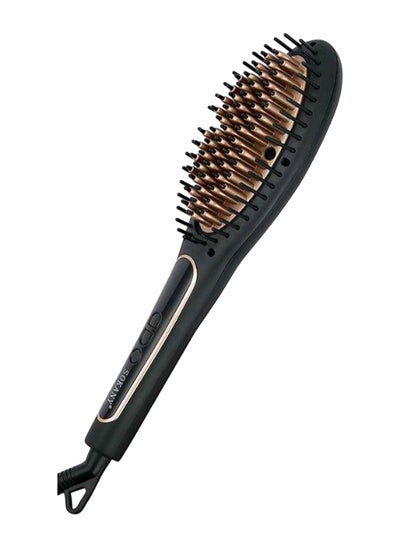 Buy Processional LCD Hair Straightener Brush Black in Egypt