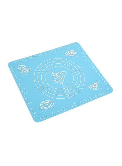 Buy Cake Dough Pastry Fondant Rolling Cutting Mat Blue in Egypt