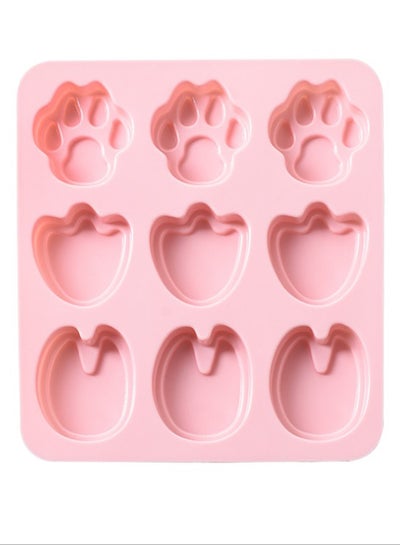 اشتري Bear Paw Shaped Cake Mould لون وردي 15.5 x 16.5 سنتيمتر في الامارات