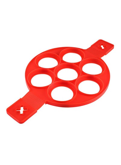 Buy Non-Stick Egg Ring Pancake Mould Red in Saudi Arabia